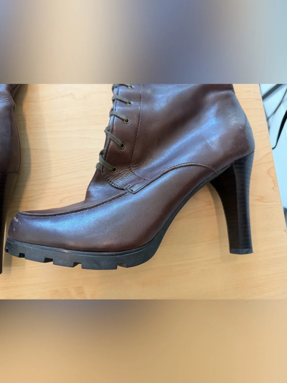 Lauren Ralph Lauren tall leather